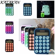 KATAKAN  Calculator, ABS Small Mechanical Keyboard Calculator, Cute 10-digit Learning Accounting Too