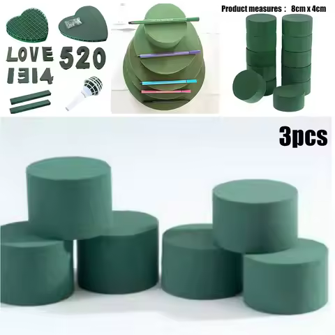 Premium Wet Florist Foam Cylinders Floral Flower Fresh Display Arrangement Party Decor Florist Foam 