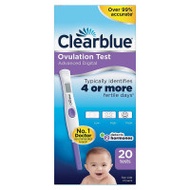 CLEARBLUE - 易孕寶 第二代電子排卵測驗捧 (一盒有20支排卵測試棒) - 20支裝