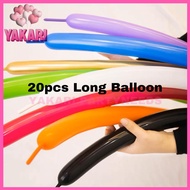 20PCS Long Balloons Twisting Balloon Size 260Q For Decoration Birthday Happy Party Needs
