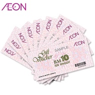 Aeon Jusco Voucher RM10 Shopping Tickets Coupon Aeon Voucher