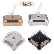 LOVIVER Heavy Duty 2  Rotating Display Stand Turntable  Phone Display , Solar/Battery