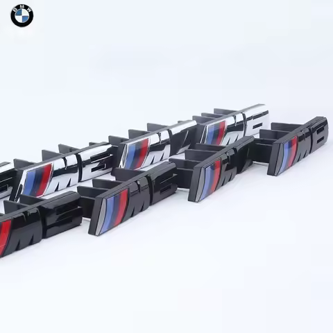 M Emblem Car Front Grille Badge Sticker For BMW M1 M2 M3 M5 M6 X2 X3 X4 X5M X6M X7M G82 G83 F48 G60 