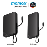 Momax - แบตฯสำรอง 20000/10000mAh ชาร์จเร็ว 30W/20W สาย USB-C ในตัว รุ่น 1-Power X by Vgadz