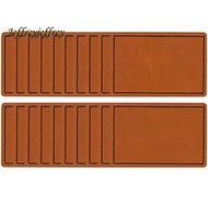 50 Pcs Blank Faux Patches for Hats Leatherette Hat Patches with Adhesive Custom Patches for Custom F