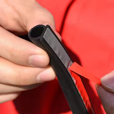 EPDM Auto Door D Shape Rubber Seals Waterproof Weatherstrip Strip Car Rubber Strip Seal For Car Exte