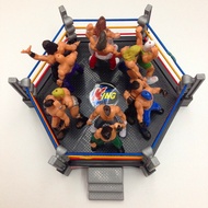 ☆ High Quality Classic Wrestg Sport Club The Athlete Figure Building Wrestler Arena Model SET Bo