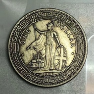 Antique Antique British Station Foreign 1911 One Yuan Silver Yuan Dayang Silver Yuan Ancient Coin Ol