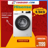 Hisense Mesin Basuh 9.5kg Inverter Front Load Washer Washing Machine 洗衣机 Mesin Basuh Pintu Depan