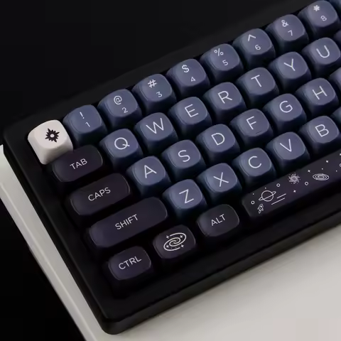 GMK Galaxy Keycap XOA MOA Profile Keycap 126 Keys PBT BT Dye Sublimation Key Cap Keycaps For MX Mech