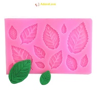 ADL 3D Rose Flower Leafs Silicone Mold DIY Fondant Chocolate Sugarcraft Cake Decor Baking Tools Conf