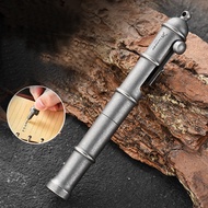 CNEDC Titanium Alloy Pen Retro Ornament EDC Rifle Bolt Signature Pen G2 Refill
