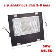 【จัดส่งฟรี】สปอตไลท์ ไฟสว่าง Spotlight LED 100W/150W/200W DC 12V-85V (ใช้ไฟ12V-85V) IP65 แสงขาว/แสงเหลือง สายยาว2เมตร