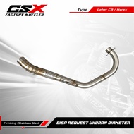 Csx Exhaust Neck - Tiger & CB Exhaust Neck/Pipe - by CSX FACTORY MUFFLER