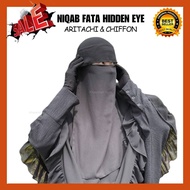 NIQAB MURAH NIQAB HIDDEN EYE KUN (LACE SATIN)BURQA MASTURAT