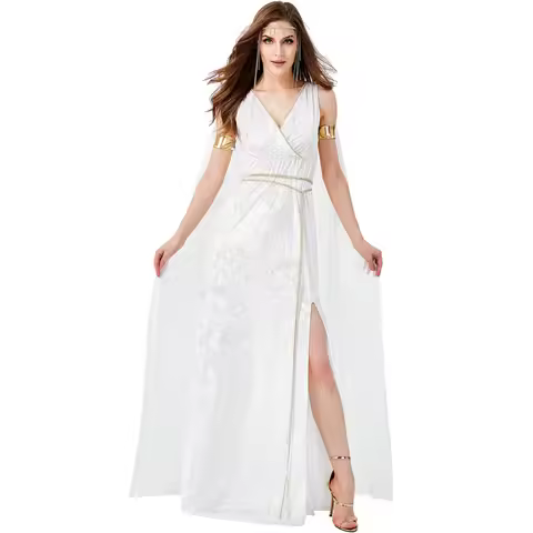 Greek Athens Goddess COS Dress Classical Exotic Dress Festival Makeup Ball Performance Dress