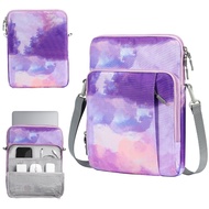 TiMOVO Watercolor Purple 13.3-14 Inch Laptop Sleeve Case Carrying Bag with Pockets for MacBook Pro M