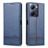 XICCI for Vivo V27 V27Pro V27E V23 V23E V21 V21E Phone Case Magnetic Leather Wallet Card Slots Flip