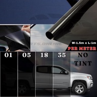 CPO (Per Meter) 3M Car Window Tint Film Glass Tint Privacy Proof Scratch Resistant (Good Quality)