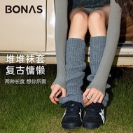 《Hot Sale》Bona's Thickened Knitwear y2k Women's Casual Slouch Socks Autumn Winter Warm jk Calf Socks