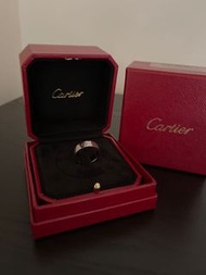 卡地亞Cartier Love系列白金戒指