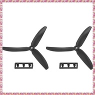 [W Y D H] 1 pair 5030 3-Blades Direct Drive Propeller Prop CW/CCW for RC Airplane Aircraft (Black)