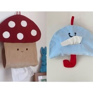 Cartoon Mushroom Tissue Box High-value Creative Paper Storage