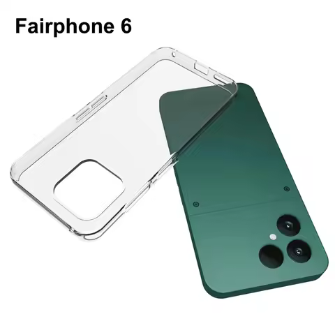 Clear Case for FairPhone 6 Transparent Ultra Thin Silicone Back Cover Soft Phone Case for Fair Phone