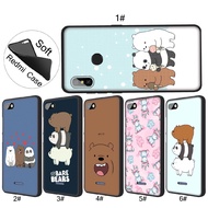 Xiaomi Redmi 6A 4A 4X Note 6 Pro We Bare Bears funny Soft TPU Phone Case Cover