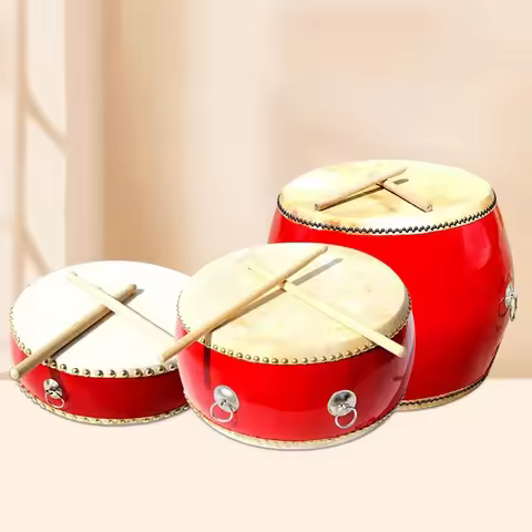 Traditional Big/small Drum Adult Beginners Practice Tambour Chinese Professional Percussion Instrume