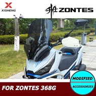 368G for ZONTES 368G 368 G Motorcycle Modified Front Windshield Deflector with Raised 368 G Windshie