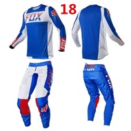 KDMotocross Jersey Pants FOX 180 360 Moto Racing Gear Set MX Combo Men MTB Dirt Bike Outfit Enduro O