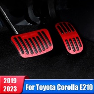 Car Fuel Accelerator Pedal Brake Rest Foot Pedals Cover Pads For Toyota Corolla E210 2019 2020 2021 
