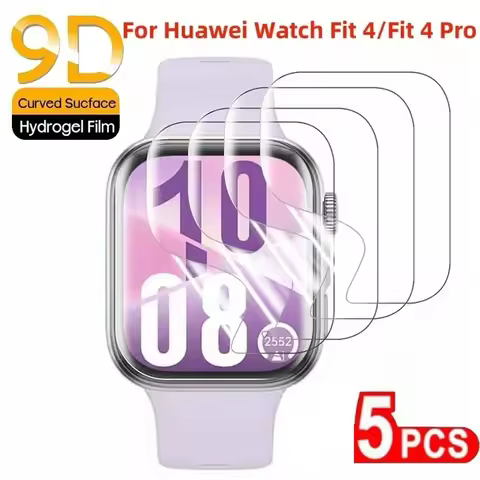1-5 PCS Screen Protector For Huawei Watch Fit 4 Fit4 Pro Anti-scratch Clear TPU Hydrogel Film for Hu