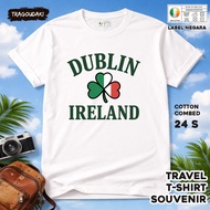 IRLANDIA SOUVENIR T-SHIRT 1 WEAR STATETAG ASAL IRELAND COTTON 24S SOUVENIR PREMIUM GIFT
