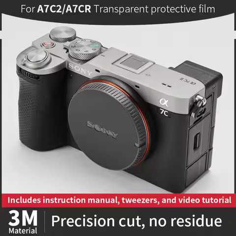 For Sony A7cii Transparent Skin,Sony A7CR/A7C ii Camera Sticker,Scratch-resistant protective film, f