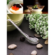 Stainless Steel Caviar Spoon Colander Fish Seed Sauce Small Spoon Molecular Cuisine Western Food Che
