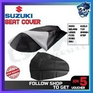 SEAT COVER STD BLACK SUZUKI RG110/AXELO/TXR/BELANG/VS125/FX110/SMASH/RC80/RGV /STEP/ UNIVERSAL