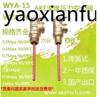AKE Pressure Relief Valve 90 Degrees WYA-15 Safety Valve WYA-20 Temperature Pressure Water Retention