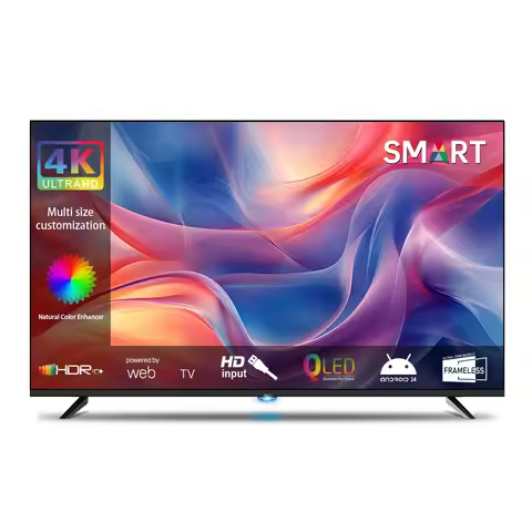 Professional Factory 43 50 55 60 65 Inch Smart TV 1080p Full HD Flat Screen Android