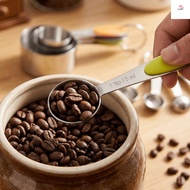 COMEMMY 10pcs Measuring Spoons, Dual Measurement Marks, Firm Connection Measuring Cups, Space-Saving