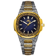 PAULAREIS Watch QAP01-2 New Brand Quartz Carved Parrot Calendar Luminous Waterproof Men's Watch