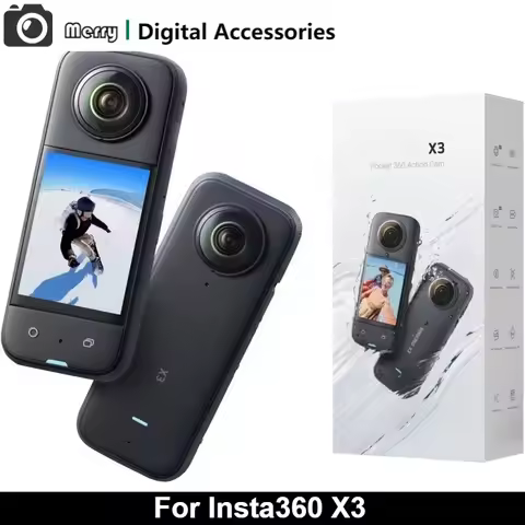 Genuine For Insta360 X3 360 Degree Waterproof Action Camera, 5.7K 360, Stabilization, Touch Screen, 