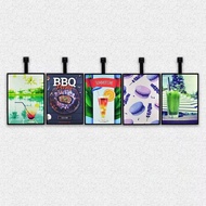Aluminum led frame shop advertisement hanging restaurant menu board
