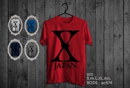 Kaos x japan tshirt santai kaos nyaman dipakai