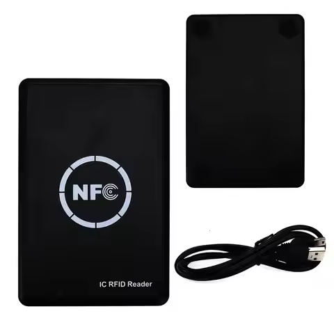 New 13.56MHz Plastic NFC Card Reader NFC Smart Card Reader Writer IC RFID Card Reader RFID Copier Du