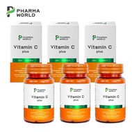 [แพ็ค 3 ขวด] วิตามินซี พลัส วิตามินซีพลัส ฟาร์มาเวิลด์ Vitamin C plus Pharma World ซิตรัส อะเซโรล่าเ