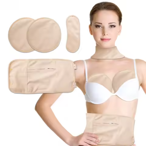 Castor Oil Pack Wrap Reusable Organic Cotton Castor Oil Packs with Adjustable Elastic Strap Castor O