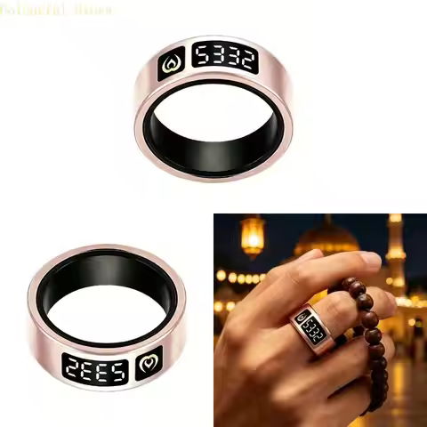 X7XD Rings Counter With LED Display For Fitness Tracking And Habits Monitoring