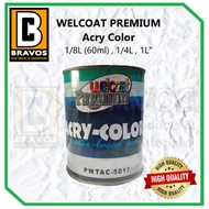 ALPHA CHROMA Acry Color Paint Waterbased 1L Acrylic Water Base Colorant Latex Small Can Tint 1 Liter